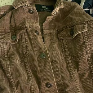 Boys Burberry, Brown corduroy Jean jacket